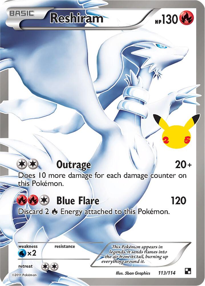 Reshiram 113/114 Celebrations: Classic Collection