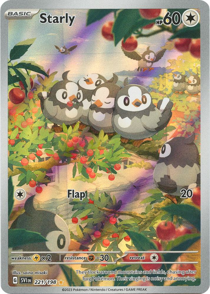 Starly 221/198 Scarlet & Violet Base Set