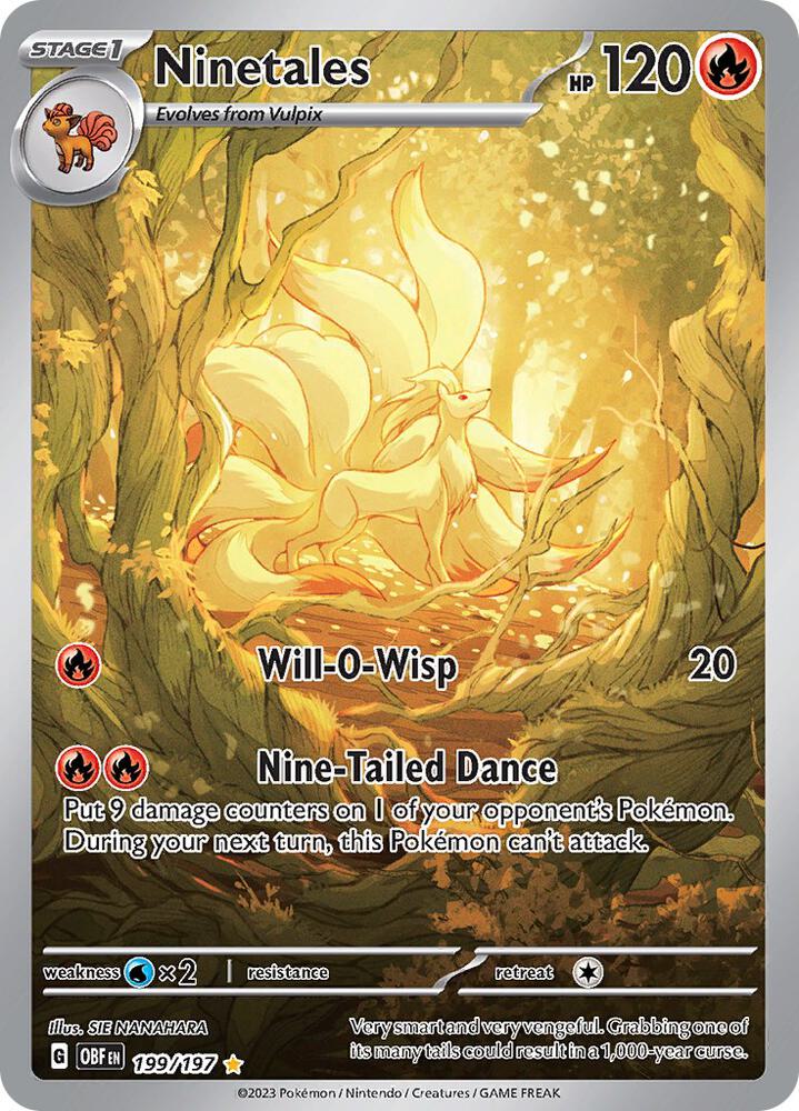 Ninetales 199/197 Obsidian Flames