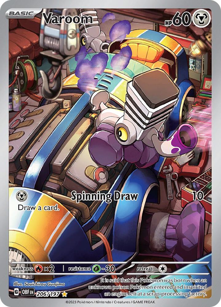 Varoom 206/197 Obsidian Flames