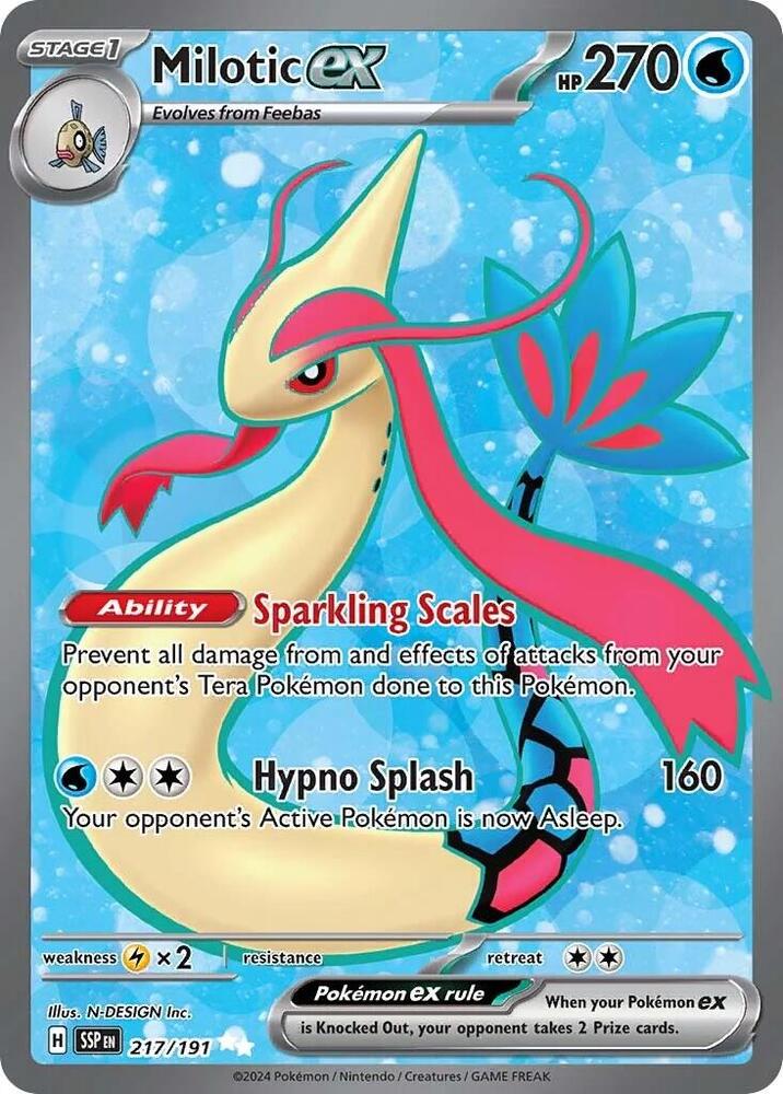 Milotic ex 217/191 Surging Sparks