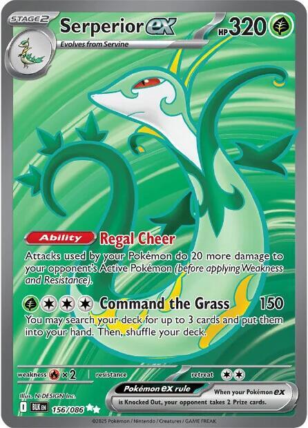 Serperior ex 156/086 Black Bolt