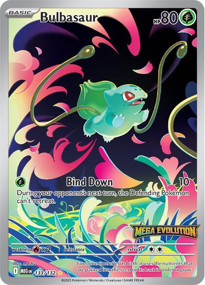 Bulbasaur (Mega Evolution Stamped) 133/132 Mega Evolution Promos