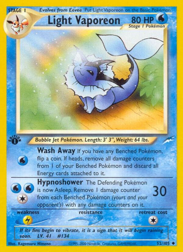 Light Vaporeon 52 Neo Destiny - LP