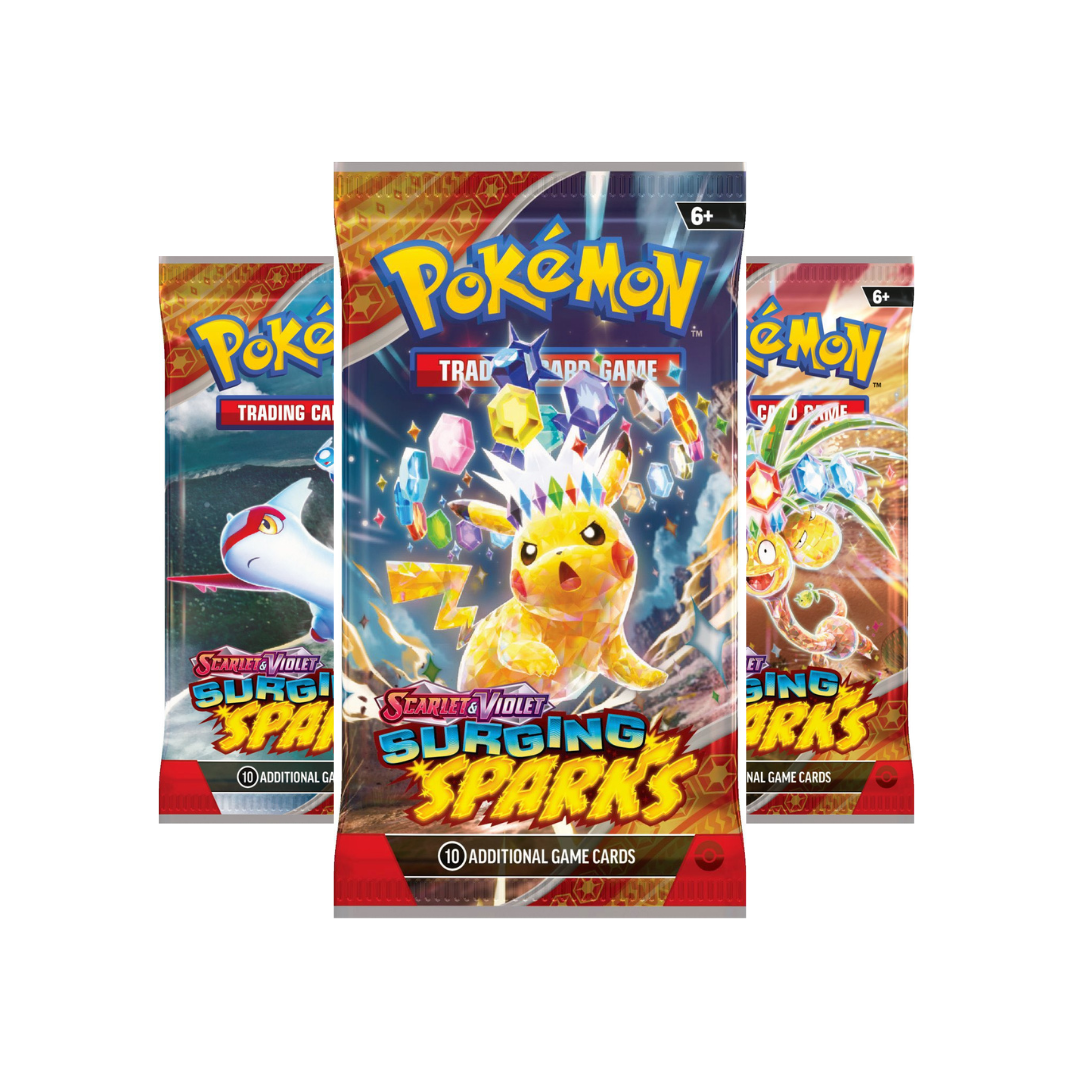 pokemon tcg open booster packs Pokemon TCG: Scarlet and Violet Surging Sparks Booster Pack – Zardcardz
