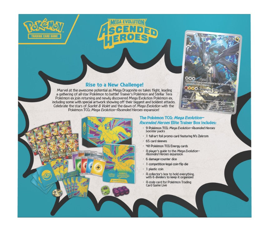 Pokemon TCG: Mega Evolution Ascended Heroes Elite Trainer Box