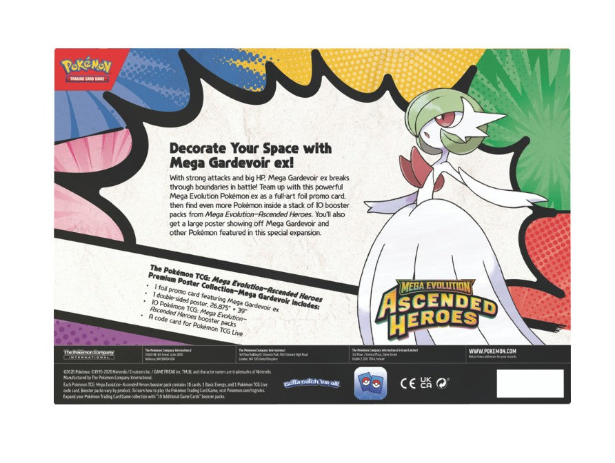 Pokemon TCG: Mega Evolution Ascended Heroes Premium Poster Collection