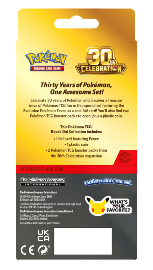 Pokemon TCG: 30th Celebration - Knockout Collection