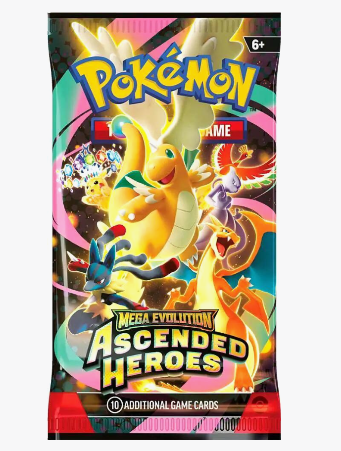 Pokemon TCG: Mega Evolution Ascended Heros Booster Packs