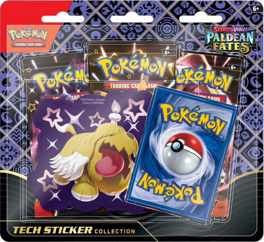 Pokémon TCG Scarlet and Violet Paldean Fates Tech Sticker Collection