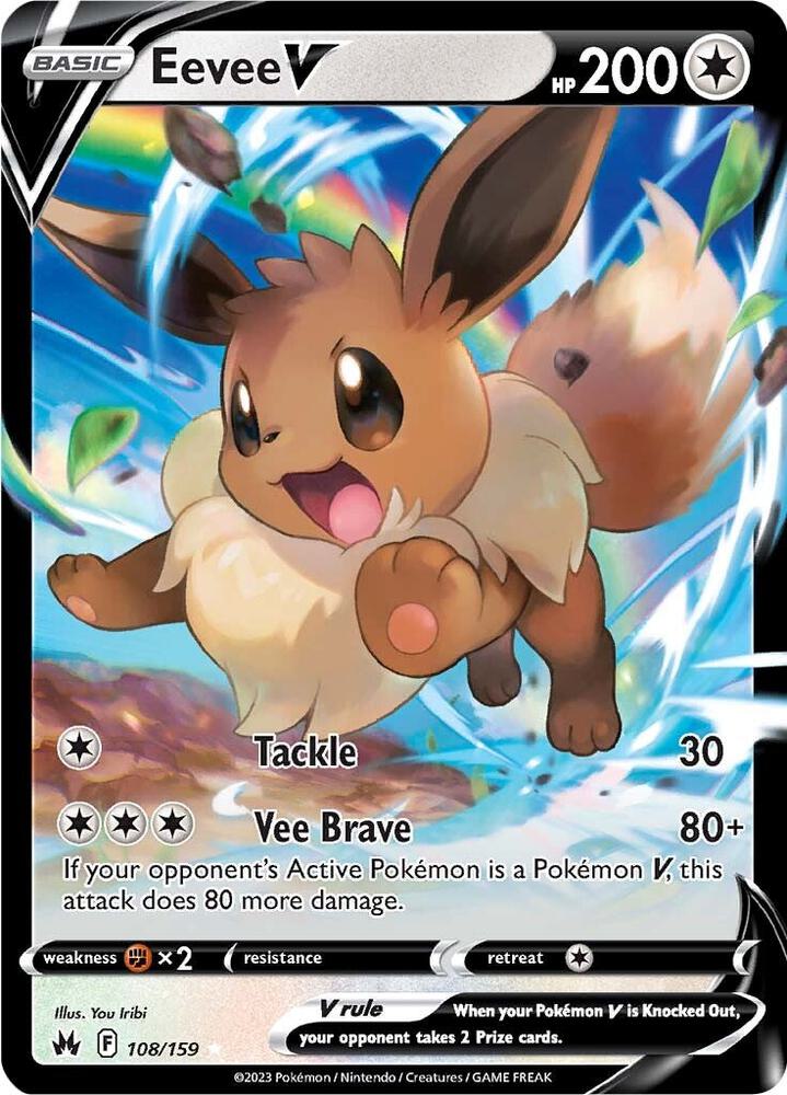 Eevee V 108/159 Crown Zenith