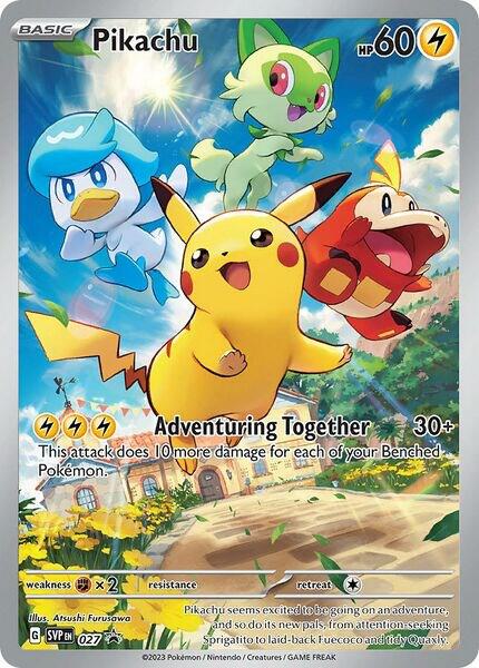Pikachu 27 Scarlet & Violet Promo