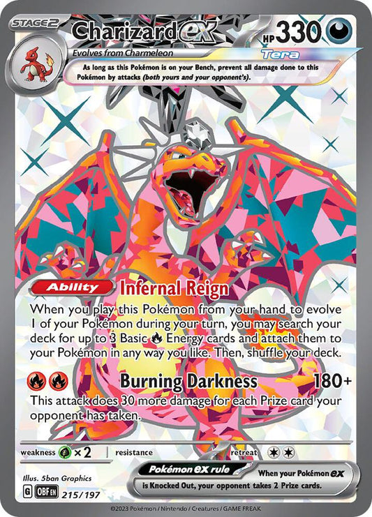 Charizard ex 215/197 Obsidian Flames