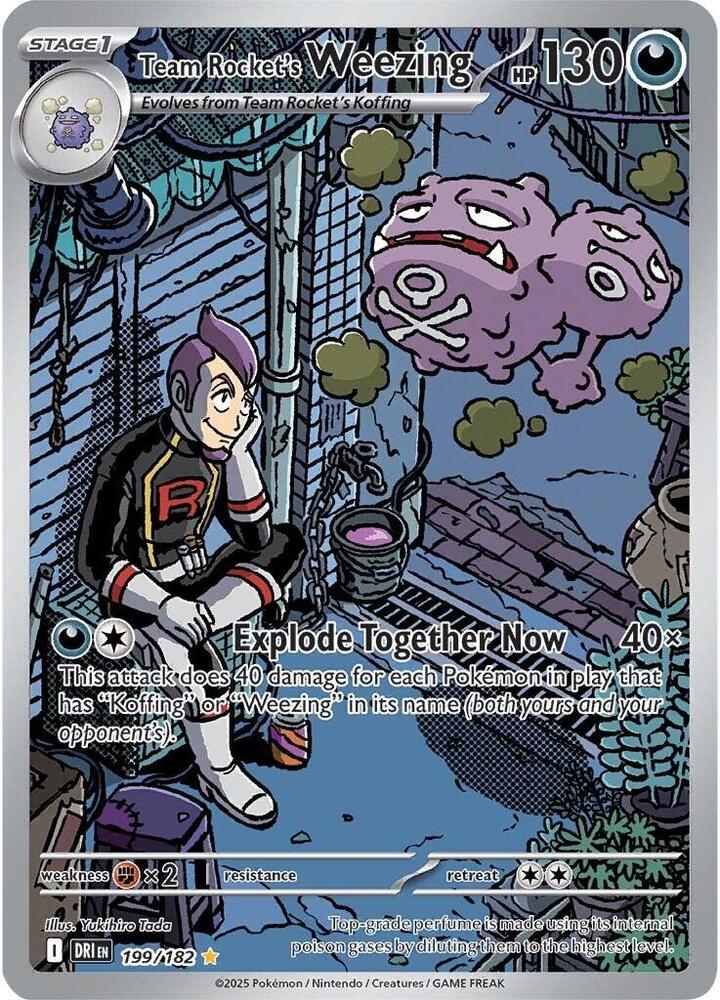 Team Rocket's Weezing 199/182 Destined Rivals