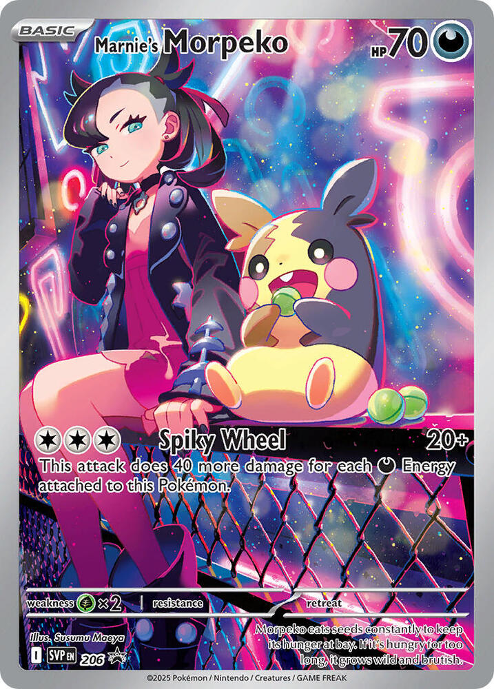 Marnie's Morpeko 206 Scarlet & Violet Promo