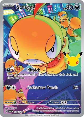 Scraggy - 140/128 - ME: 30th Celebration