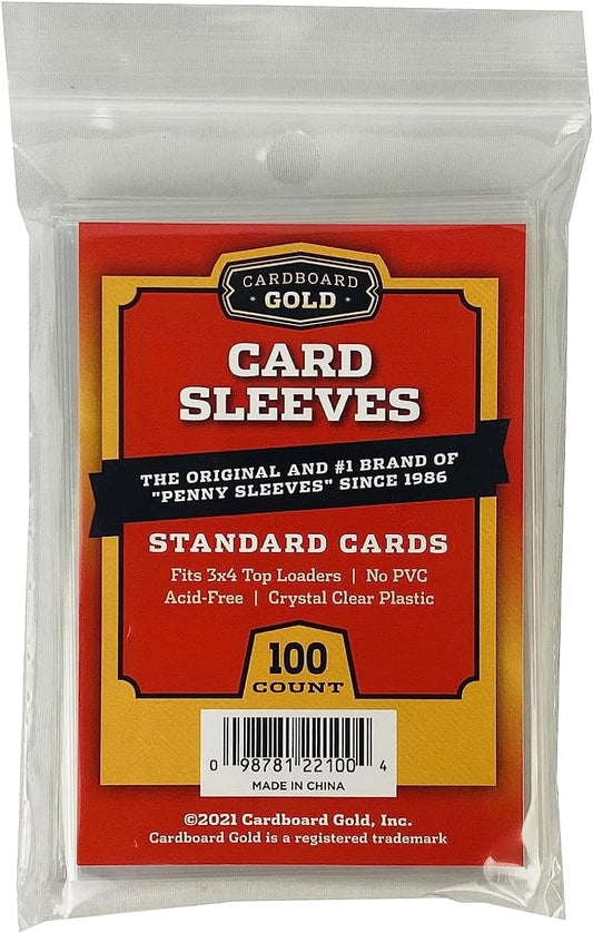 Cardboard Gold Card Sleeves