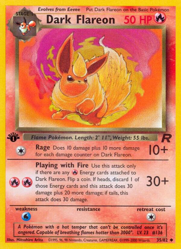 Dark Flareon 35 Team Rocket - MP