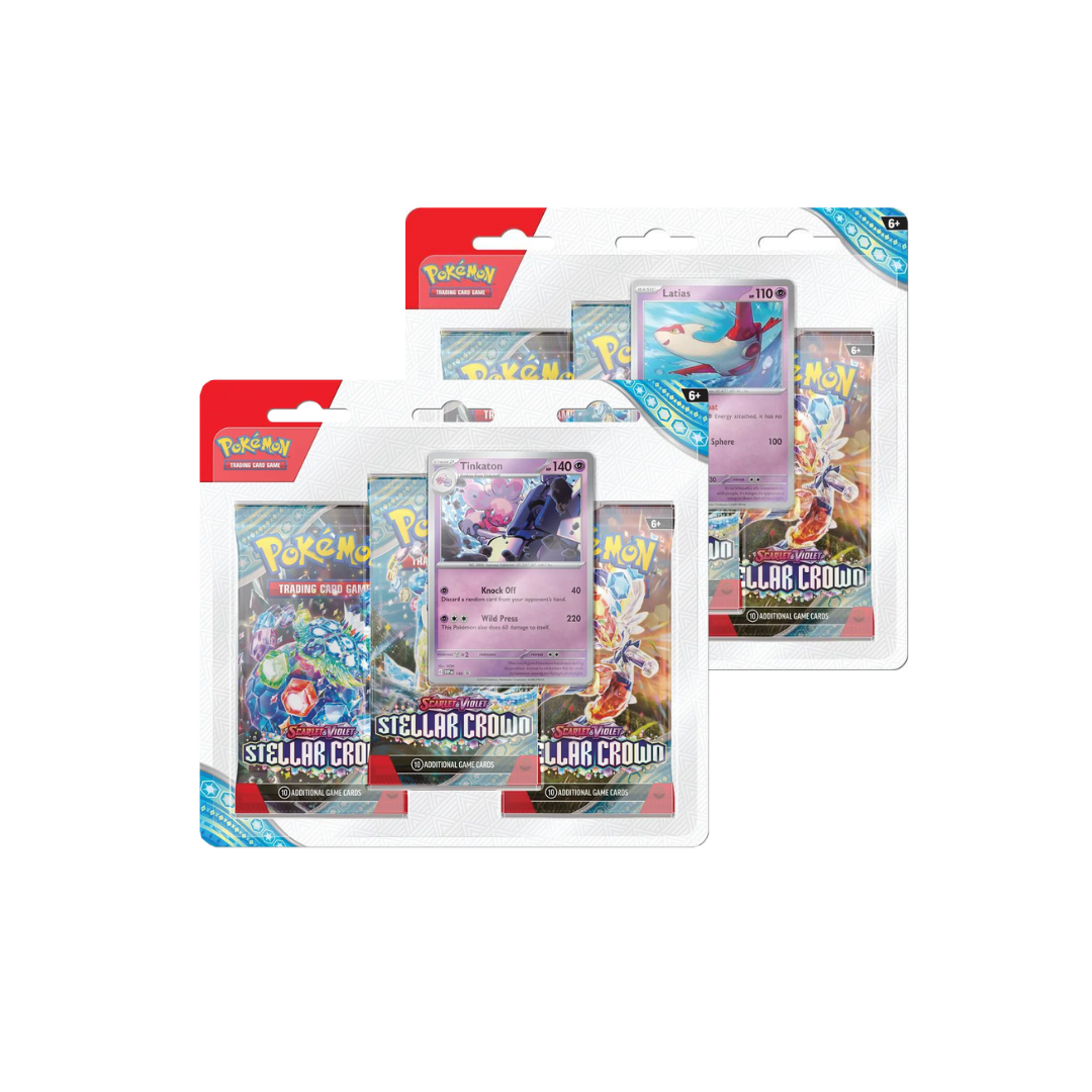 Pokemon TCG: Scarlet and Violet Stellar Crown 3-Pack Boosters