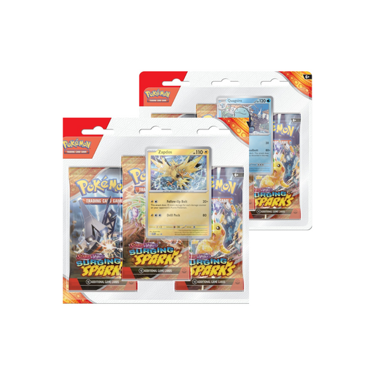 Pokemon TCG: Scarlet and Violet Surging Sparks 3-Pack Boosters