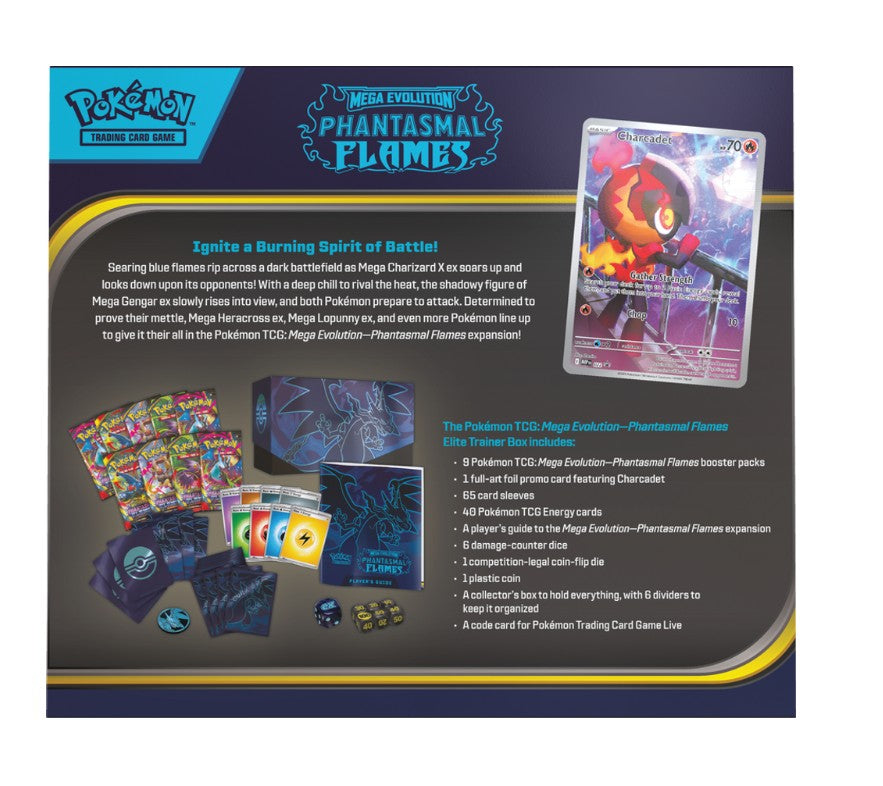 Pokemon TCG: Scarlet and Violet hantasmal Flames Elite Trainer Box