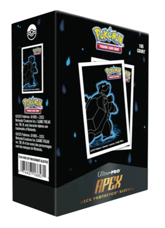 Apex Sleeves Pokemon Elite Series - Neon Kanto Blastoise