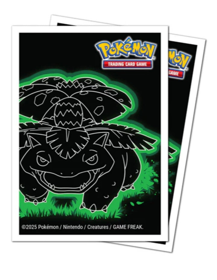 Apex Sleeves Pokemon Elite Series - Neon Kanto Venusaur