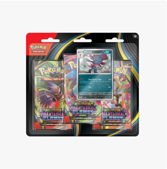 Pokemon TCG: Phantasmal Flames 3-Pack Blister