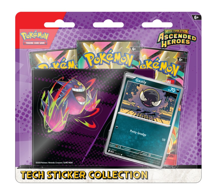 Pokémon TCG: Mega Evolution Ascended Heroes Tech Sticker Collection
