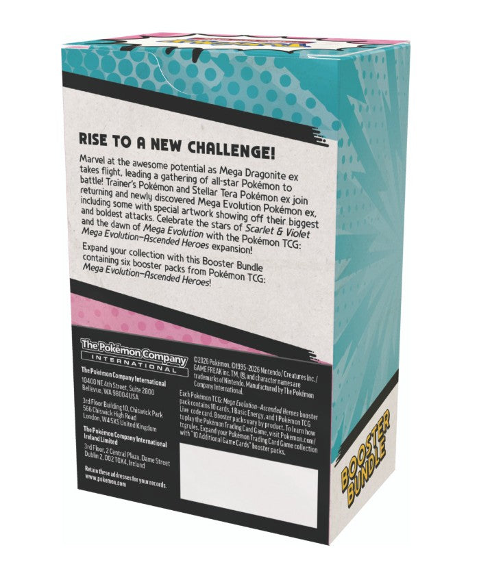 Pokemon TCG: Mega Evolution Ascended Heroes Booster Bundle
