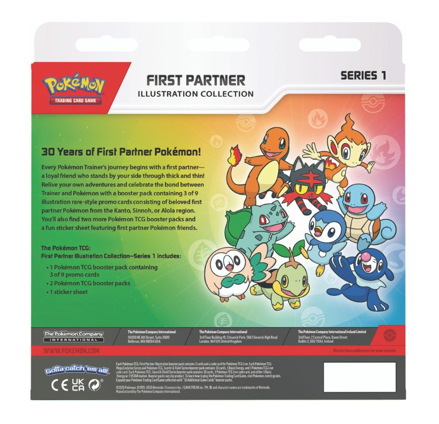 Pokemon TCG: First Partner Illustration Collection Series