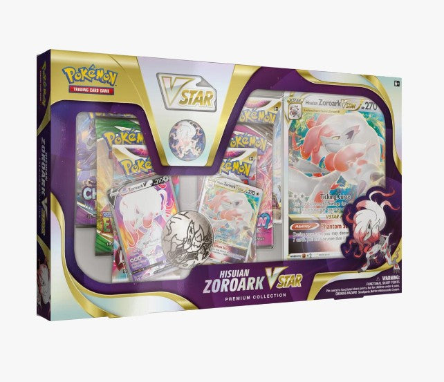Pokemon TCG: Hisuian Zoroark VSTAR Premium Collection