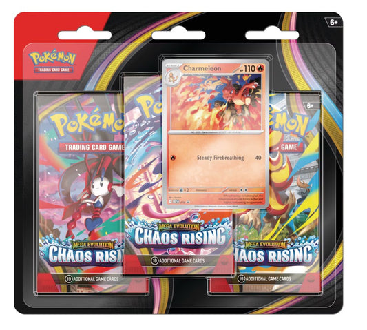Pokemon TCG: Chaos Rising 3-pack Booster Blister