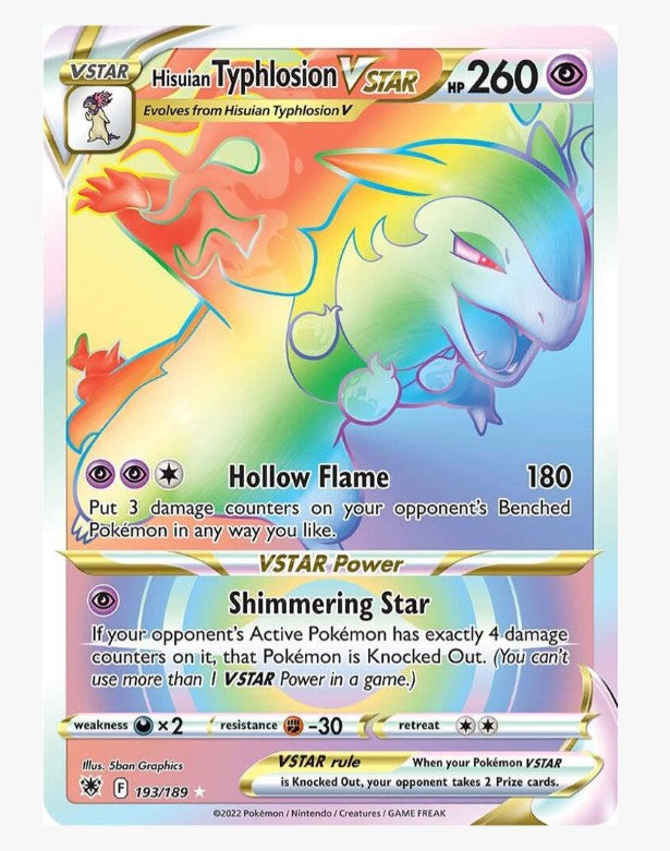 Hisuian Typhlosion VSTAR (Secret) 193/189 Astral Radiance