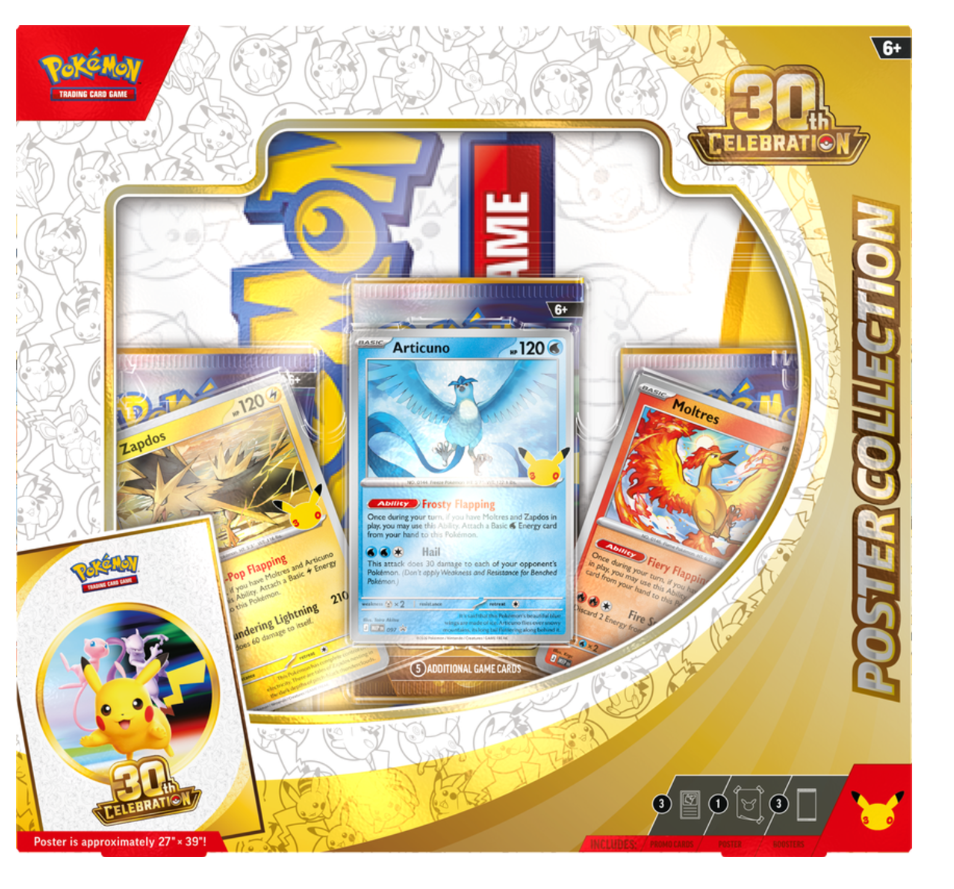 Pokemon TCG: 30th Celebration - Poster Collection