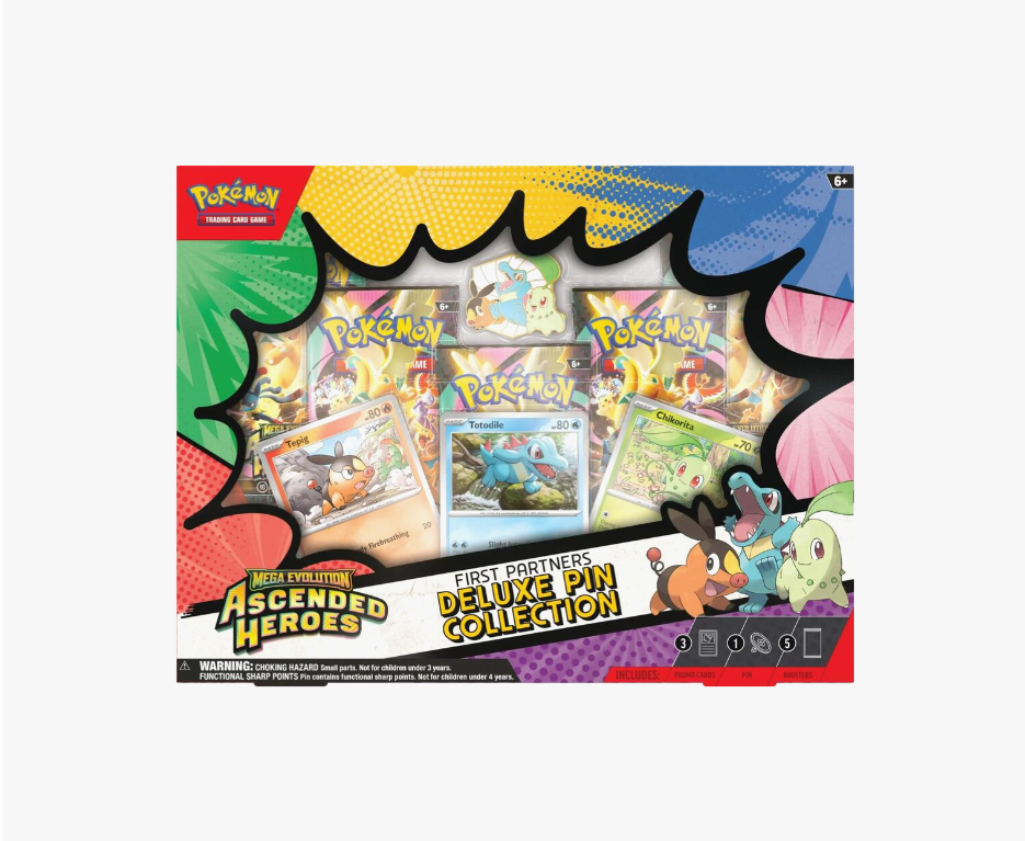 Pokemon TCG: Mega Evolution Ascended Heroes First Partners Deluxe Pin