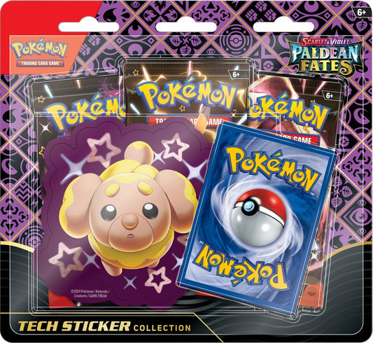 Pokémon TCG Scarlet and Violet Paldean Fates Tech Sticker Collection