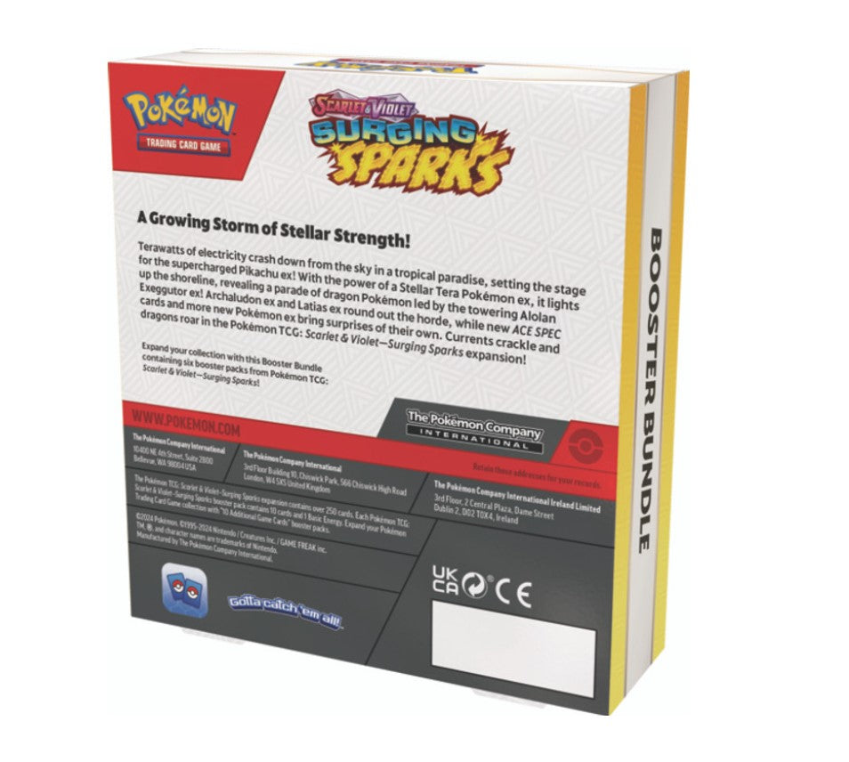 Pokemon TCG: Scarlet and Violet Surging Sparks Booster Bundle