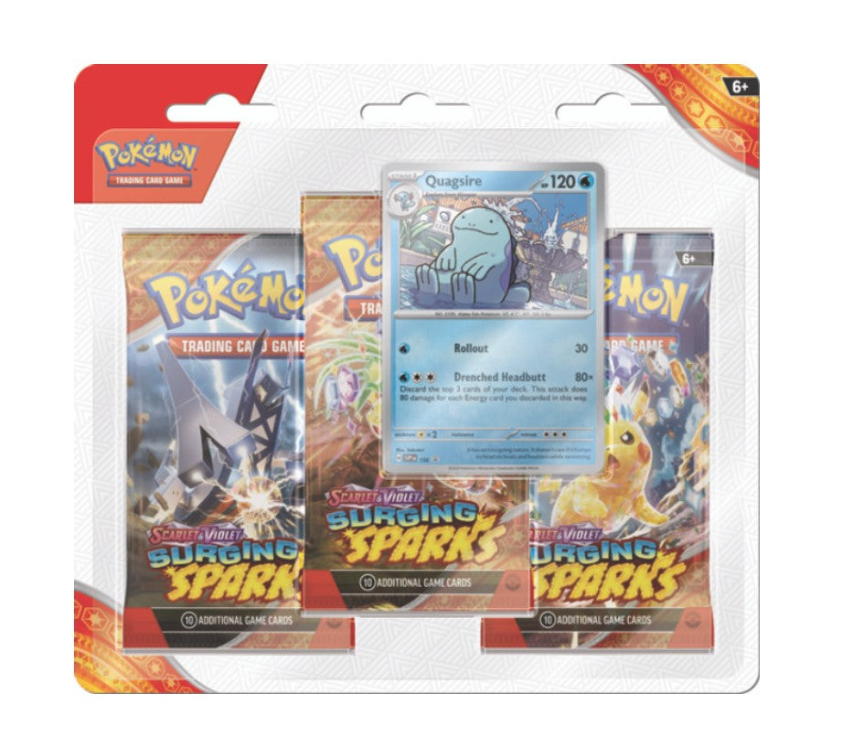 Pokemon TCG: Scarlet and Violet Surging Sparks 3-Pack Boosters